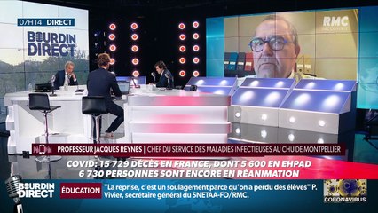 Témoin RMC : Pr Jacques Reynes - 15/04