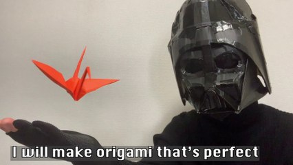 【origami -crane-】How to make a paper crane