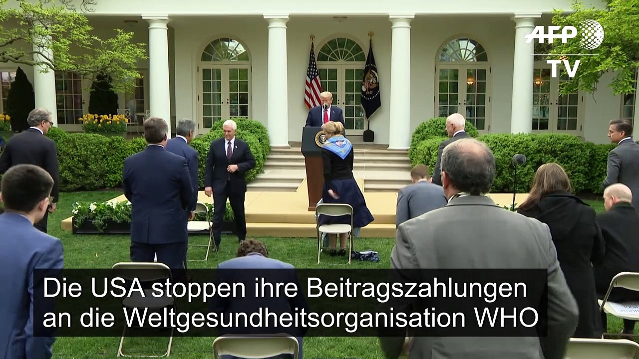 USA stellen Beitragszahlungen an WHO ein