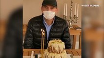 Koronavirüsü yenen Rüştü Reçber'e eşi Işıl Reçber'den doğum günü sürprizi