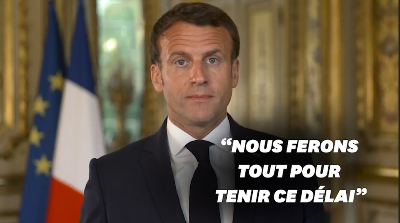 Macron assure que "tout sera fait" pour que Notre-Dame rouvre en 2024
