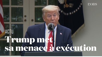 Donald Trump suspend les versements américains à l'OMS