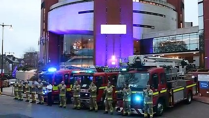 Harrogate Nightingale Hospital clap for the NHS