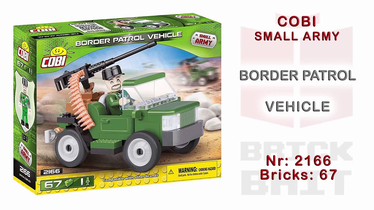 [COBI] Border Patrol Vehicle - Speedbuild (Small Army Series No. 2166)