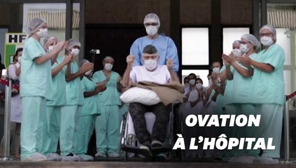 Guéri du coronavirus à 99 ans, ce Brésilien sort de l'hôpital sous une haie d'honneur