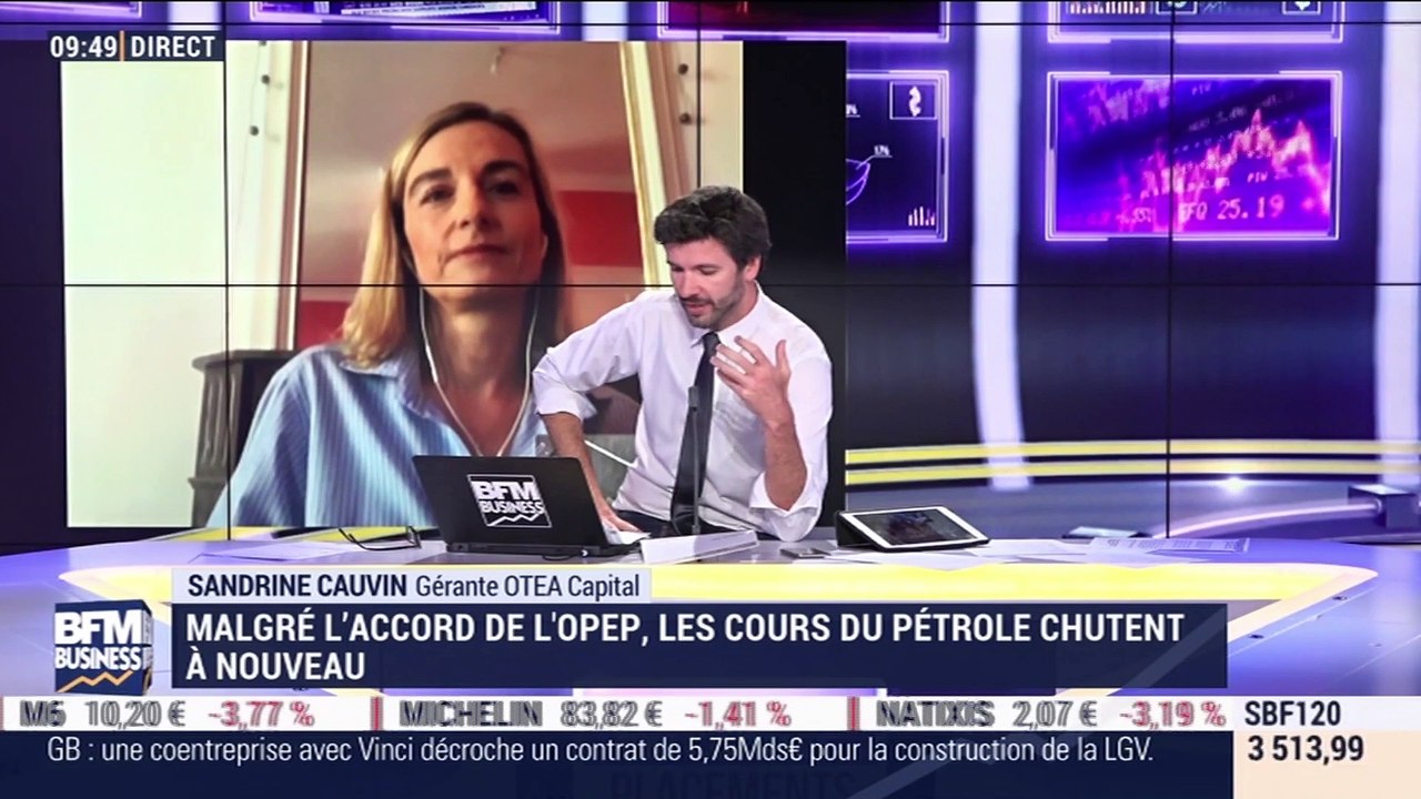 Sandrine Cauvin (OTEA Capital) : Malgré l'accord de l'OPEP, les cours du pétrole chutent à nouveau - 15/04