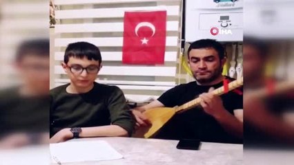 Erzincanlı baba-oğul, Bakan Soylu'ya türkü yazdı