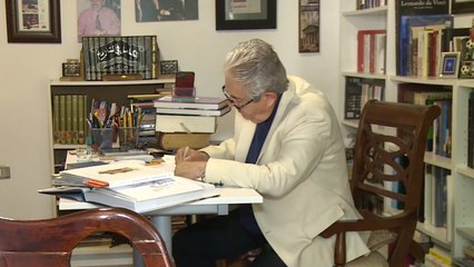 بالرسم.. أردني يكسر رتابة الحجر المنزلي