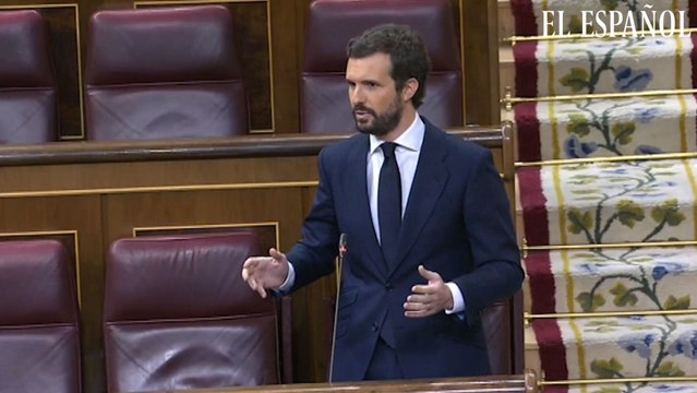 Casado a Sánchez: No nos venda su teatro para cuando caiga el telón todos seamos responsables de sus errores