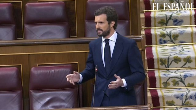 Casado a Sánchez: No nos venda su teatro para cuando caiga el telón todos seamos responsables de sus errores