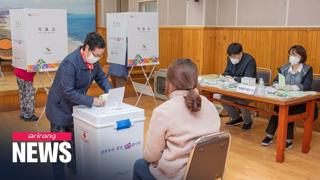 S. Korea's voter turnout as of 5 PM up 9.5 percentage points from previous election