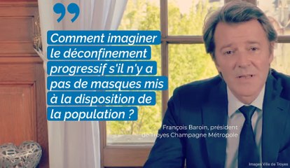 Distribution de masques pour la moitié des Aubois