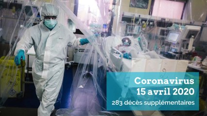 Coronavirus, 15 avril 2020 : 283 décès supplémentaires