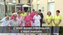 Coronavirus: retour à la maison pour des salariés confinés dans un Ehpad de Charente