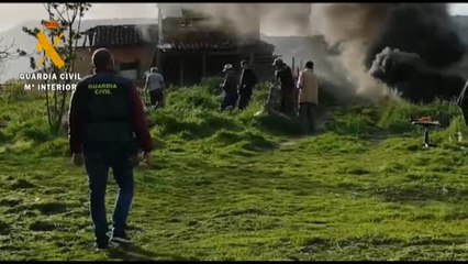 Sorprendidos haciendo una barbacoa en un descampado urbano en La Rioja