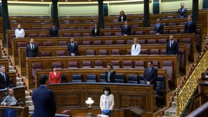Minuto de silencio por Lavilla, Múgica y las víctimas del Covid-19