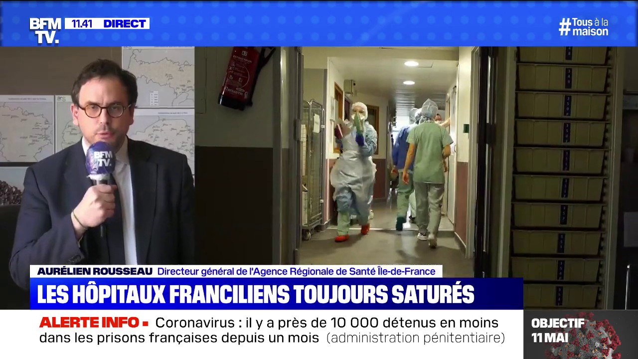 Coronavirus: le directeur de l'ARS Île-de-France décrit une situation "toujours extrêmement tendue" (...) 2500 malades sont en réanimation"
