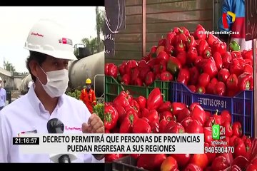 Decreto permitirá que personas varadas puedan regresar a sus regiones