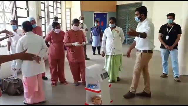 Indian hospital uses robots to hand out medicine to COVID-19 patients