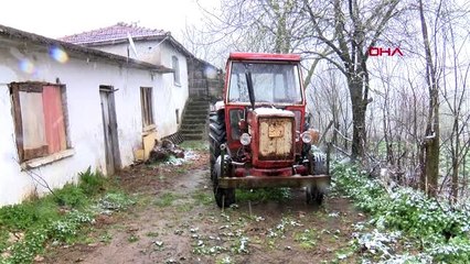 Kırklareli'de kar yağışı