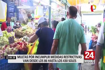 Conozca las faltas por las que usted podría ser multado en el estado de emergencia