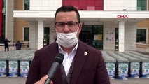 BURSA Mustafakemalpaşa'da kullanılmış maske ve eldivenler tıbbi atık kutularına atılacak