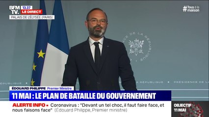 Edouard Philippe annonce porter le plan d'urgence à 11à milliards d'euros