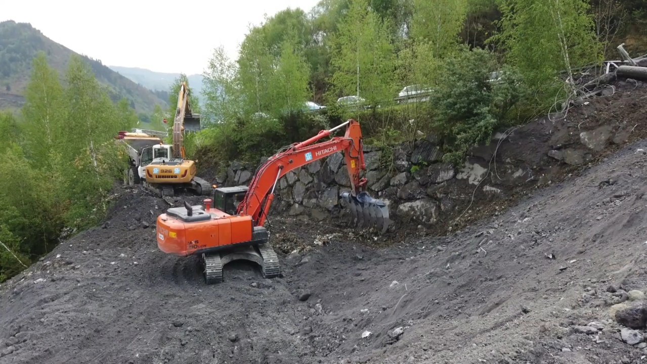 Sigue la búsqueda de los desaparecidos en el vertedero de Zaldibar