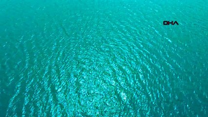 BURDUR Salda Gölü ve çevresindeki son durum böyle görüntülendi