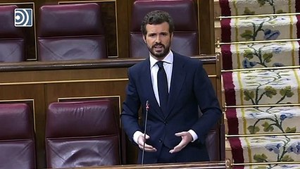 Pablo Casado contesta a Sánchez con los insultos del PSOE
