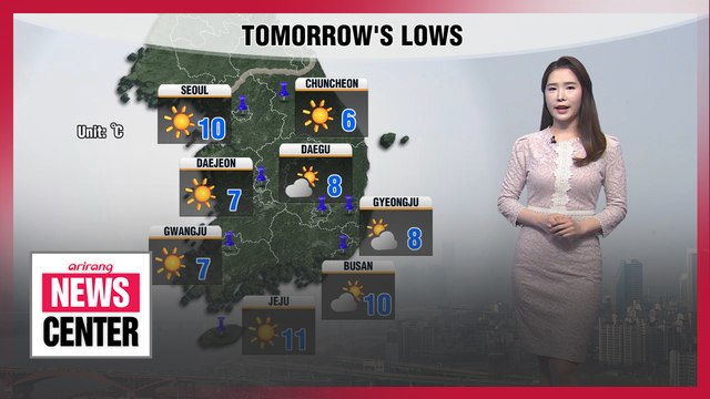 [Weather] Sunny and warm nationwide, wide temperature gaps between day and night