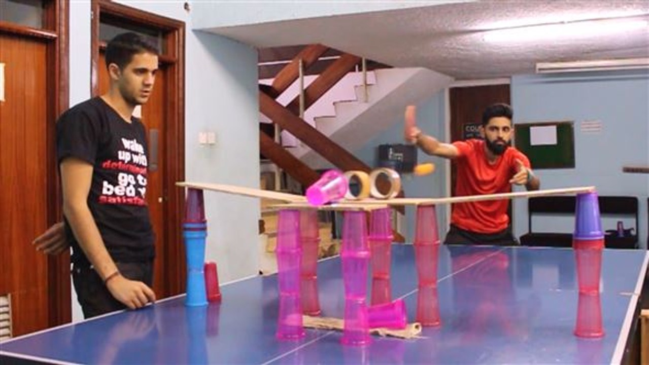 Atemberaubendes Ping-Pong-Duo aus Kenia