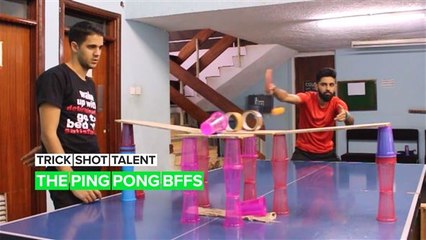 Trick Shot Talent: The duo making shocking ping pong videos