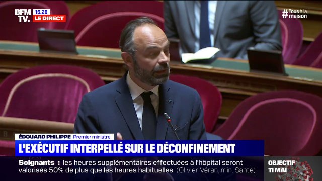 Edouard Philippe reconnaît que l'augmentation des capacités de production des masques de protection prend temps