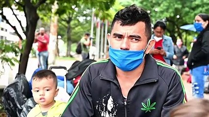 Migrantes venezolanos en Colombia piden ayuda para volver a su país por la pandemia