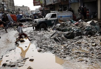 Yemen'de şiddetli yağış sele neden oldu: 2 ölü