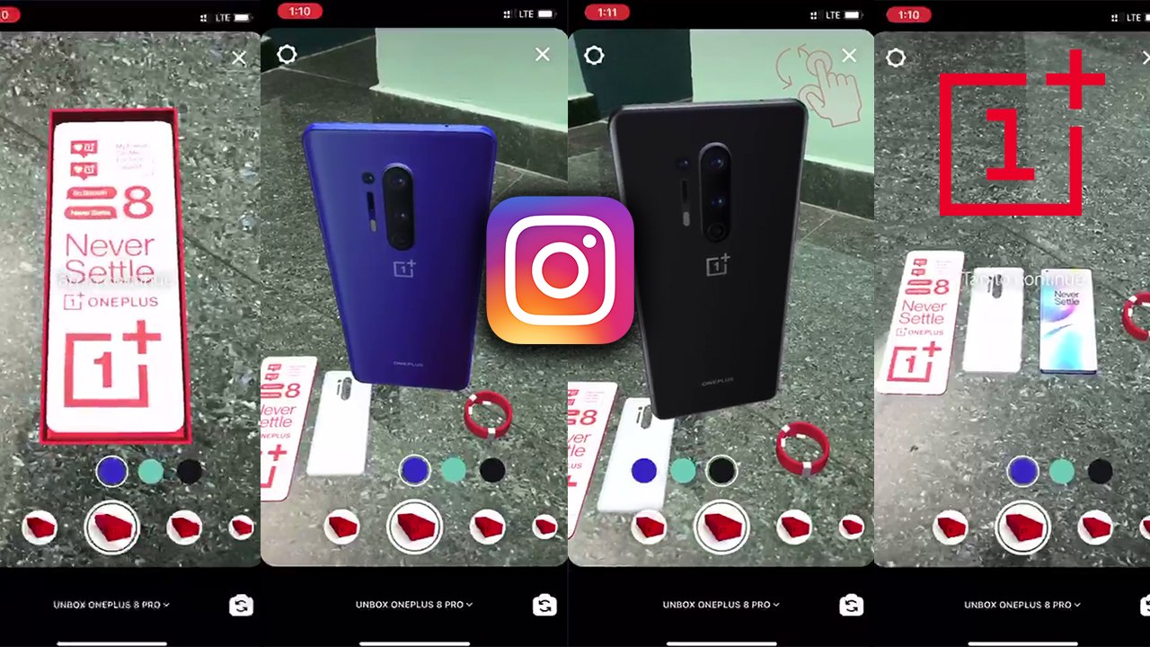 Oneplus 8, Oneplus 8 Pro Virtual Unboxing Video Using Instagram