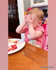 Funny Baby Reaction to Parents Singing
