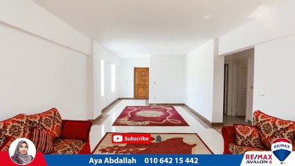 شقة للايجار 185م سموحة (عمارة زايدريزيدانس)