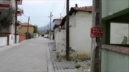 Soma'da bir apartman karantinaya alındı