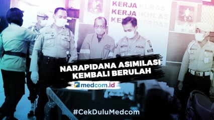 Baru Tiga Hari Bebas, Narapidana Asimilasi Kembali Berulah