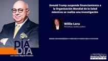 Trump suspendió financiamiento a la OMS