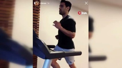 Download Video: Falcao çalışmalarını sürdürüyor