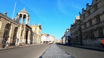 Coronavirus: la ville universitaire d'Oxford inhabituellement vide