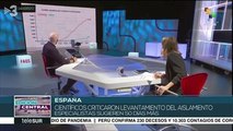 España: trabajadores no esenciales se reintegran a sus labores