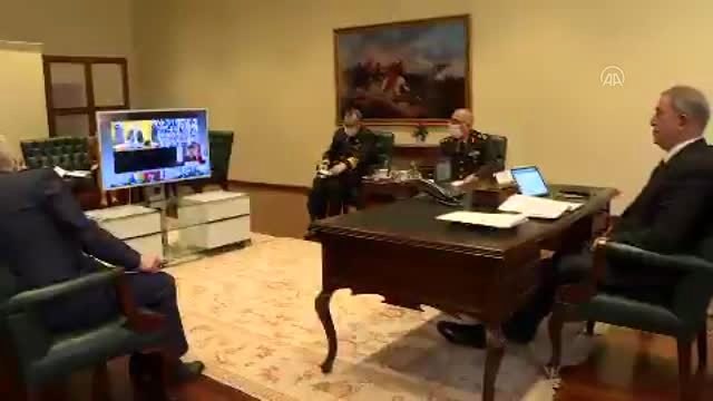 NATO Savunma Bakanları Toplantısı, COVID-19 virüsü nedeniyle video konferans yöntemiyle...