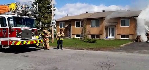 Incendie à Saint-Constant le 15 avril 2020