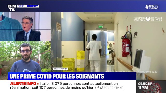 Prime pour les soignants: pour cet infirmier urgentiste, il aurait été logique que tout le monde touche la même somme