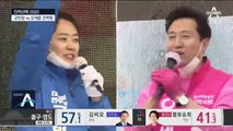 서울 광진을…고민정 vs 오세훈, 출구조사서 초박빙 접전