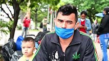 Venezuelanos na Colômbia querem voltar ao país